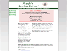 Tablet Screenshot of maggiesbuttons.com